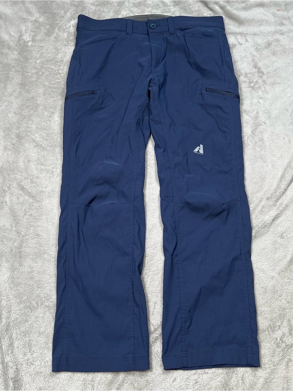 Eddie Bauer Guide Pro Pants Mens 35x29 Blue Gorpcore Hiking Outdoors